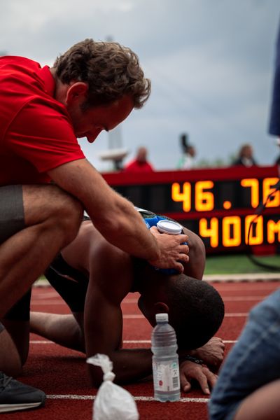 Neuer Meetingrekord für Malik Diakite (Hannover 96) über 400m in 46.76 Sekunden am 07.05.2022 beim Stadtwerke Ratingen Mehrkampf-Meeting 2022 in Ratingen